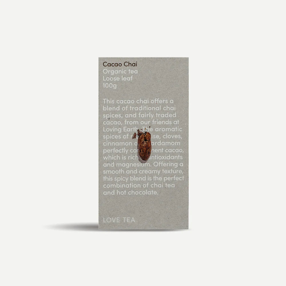 Love Tea Organic Cacao Chai Tea Loose Leaf 100g