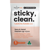 CleanLife Sticky Clean Flushable Plastic Free Wipes