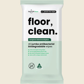 CleanLIFE Floor Clean Wipes 40pk front