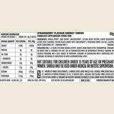 Clif Bloks Energy Chews Strawberry 60g Pack of 18 Nutritional Information