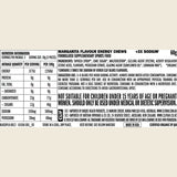 Clif Bloks Energy Chews Margarita 150Mg Sodium 60g Pack of 18 Nutritional Information