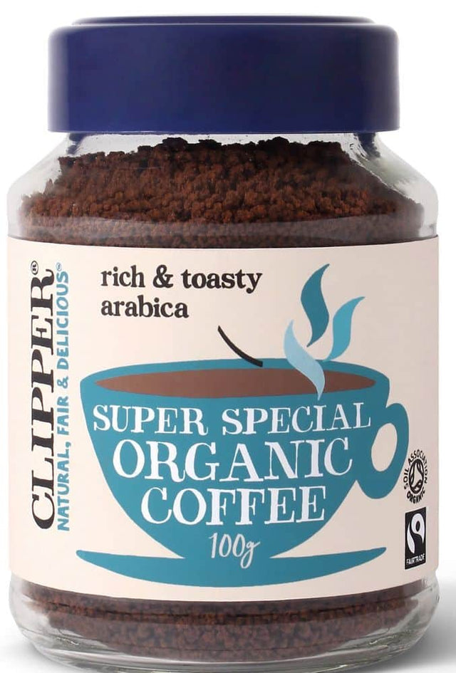 Clipper Organic House Blend Coffee 100g Front