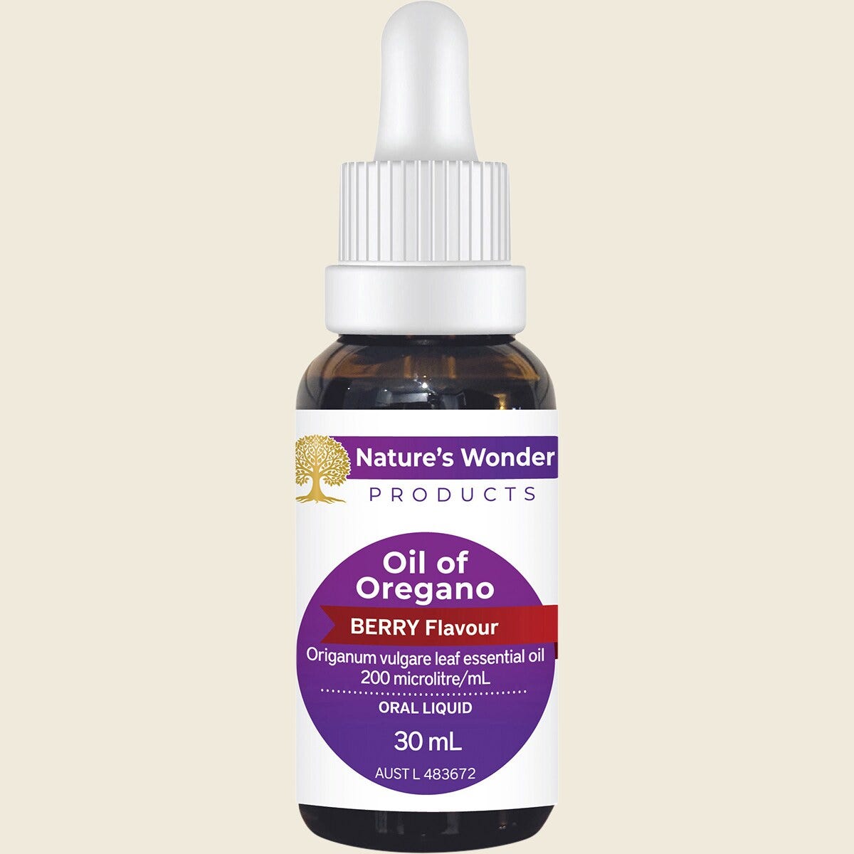 Cayenne Nature's Wonder Oil of Oregano Berry Flavour 30ml