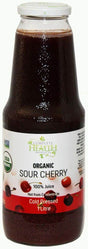 Complete Health Products Organic Sour Cherry 100% Juice 1L Front