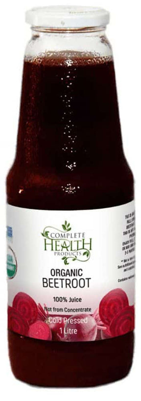 Complete Health Products Organic Beetroot 100% Juice 1L Front