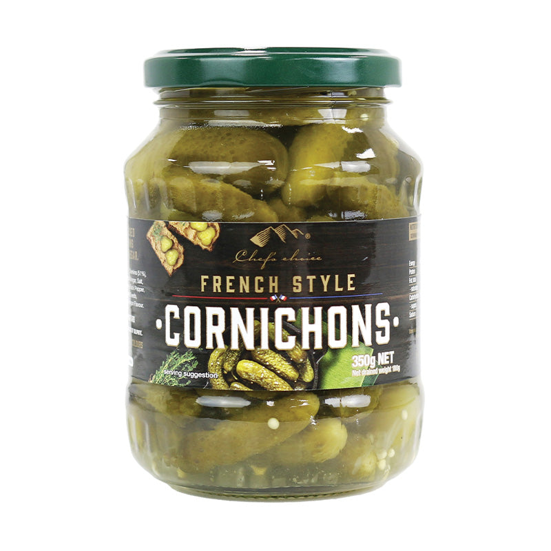 Chef's Choice Cornichons (Baby Gherkins) French Style 350g