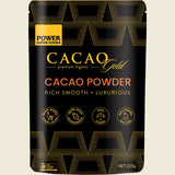 Power Super Foods Cacao Gold Powder 225g front packaging