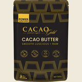 Power Super Foods Certified Organic Cacao Gold Butter Chunks Raw 500g back