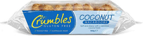 Crumbles Coconut Macaroons Gluten Free Tray 160g Front