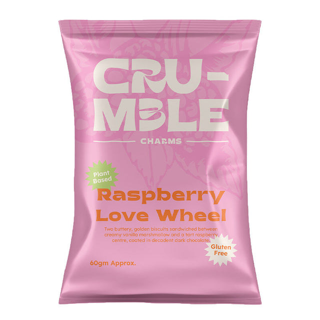 Crumble Charms Raspberry Love Wheel 60g x 8