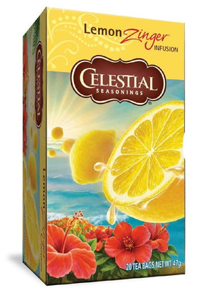 Celestial Seasonings Lemon Zinger Tea x 20 Tea Bags Front