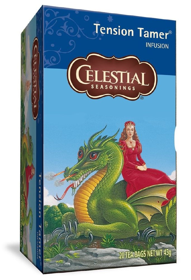 Celestial Seasonings Tension Tamer Tea x 20 Tea Bags Front