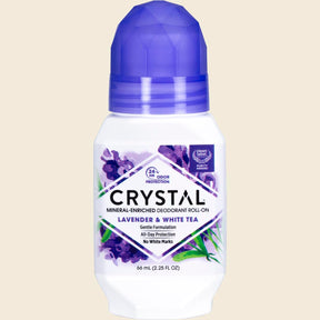 Crystal Deodorant Roll-On Lavender & White Tea 66ml