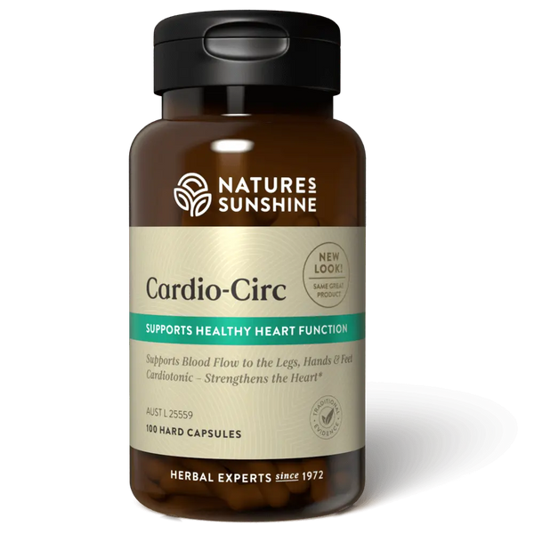 Natures Sunshine Cardio-Circ 100 Caps Front