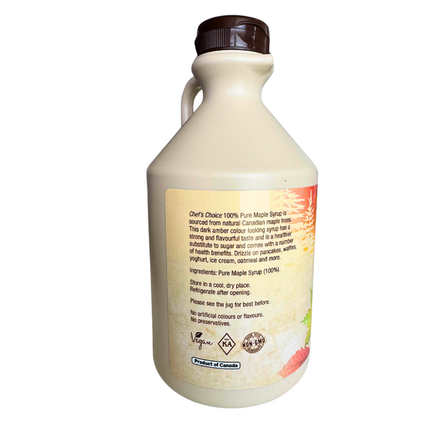 Chef's Choice 100% Pure Canadian Maple Syrup BULK 1L