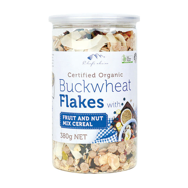Chef's Choice Organic Buckwheat Flakes with Fruits & Nuts 380g