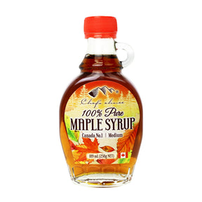 Chefs Choice pure canadian maple syrup 189ml bottle