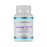 Micronutrition LipoCap CoQ10 60 Vege Caps Front