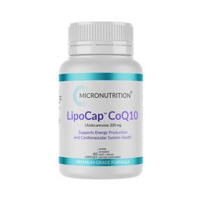 Micronutrition LipoCap CoQ10 60 Vege Caps Front
