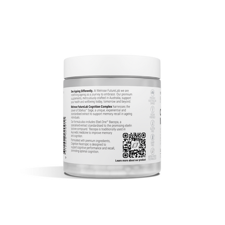 Melrose FutureLab Cognition Nootropic 30vc Side