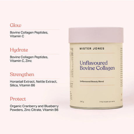 Mister Jones Bovine Collagen Unflavoured 240g