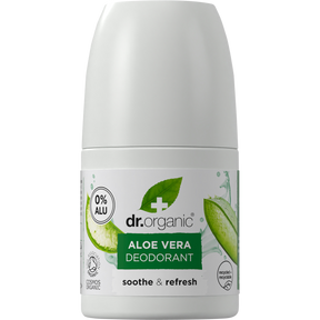 Dr Organic Roll-On Deodorant Aloe Vera 50ml front
