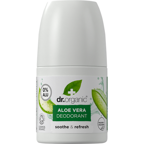 Dr Organic Roll-On Deodorant Aloe Vera 50ml front