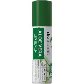 Dr Organic Lip Balm SPF 15 Aloe Vera 5.7ml front