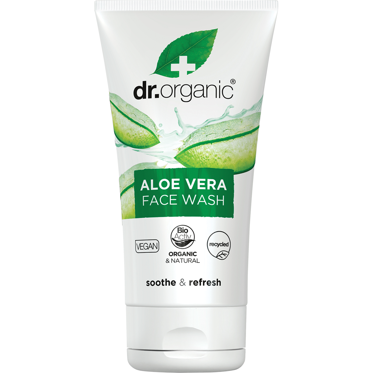 Dr Organic Face Wash Aloe Vera 150ml front