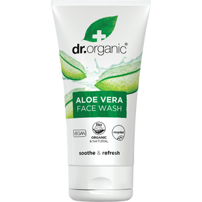 Dr Organic Face Wash Aloe Vera 150ml front