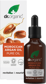 Dr Organic Pure Oil Moroccan Argan Oil 50ml product and carton
