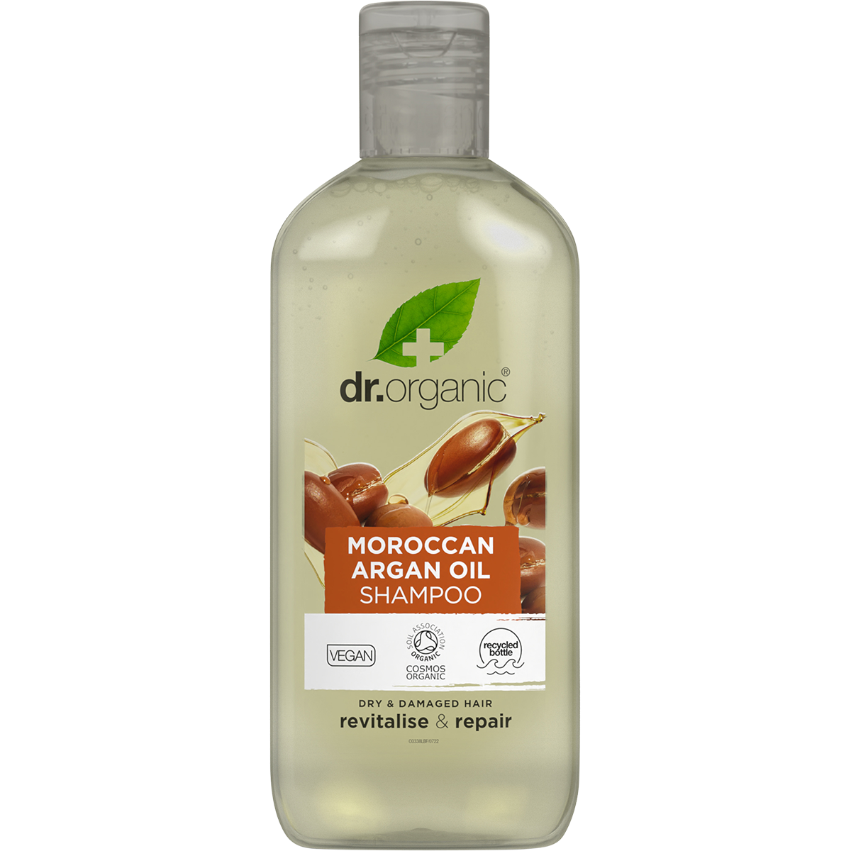 Dr Organic Shampoo Moroccan Argan Oil 265ml front