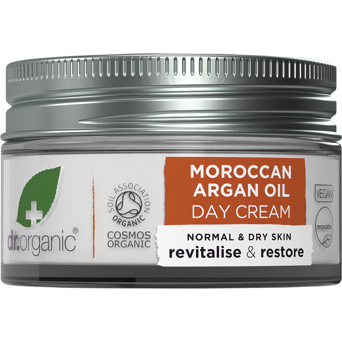 Dr Organic Day Cream Moroccan Argan Oil 50ml front