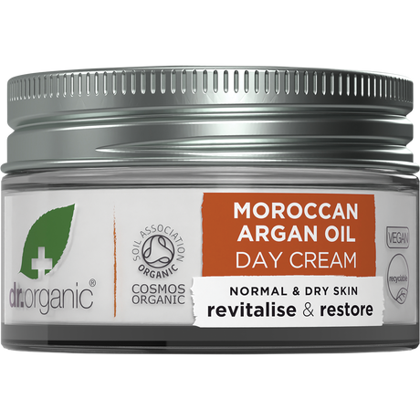 Dr Organic Day Cream Moroccan Argan Oil 50ml front
