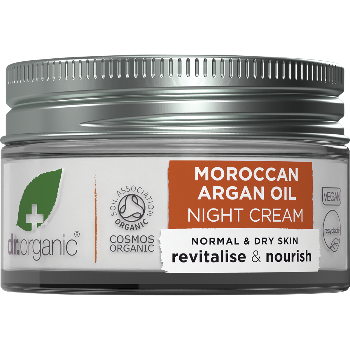 Dr Organic Night Cream Moroccan Argan Oil 50ml front