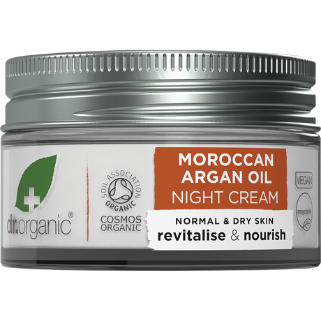 Dr Organic Night Cream Moroccan Argan Oil 50ml front