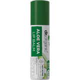 Dr Organic Organic & Natural Lip Balm SPF 15 Aloe Vera 5.7ml front view
