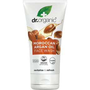 Dr Organic Face Wash Moroccan Argan Oil 150ml front