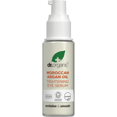 Dr Organic Eye Serum Tightening Organic Moroccan Argan Oil 30ml front