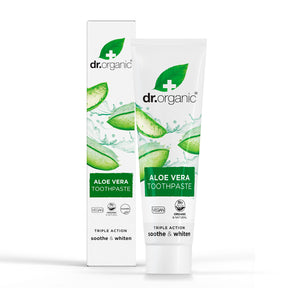 Dr Organic Organic & Natural Toothpaste Whitening Organic Aloe Vera 100ml