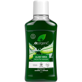 Dr Organic Mouthwash Aloe Vera 500ml front