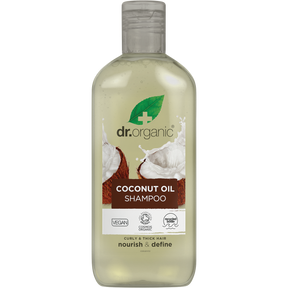 Dr Organic Shampoo Coconut Oil 265ml front