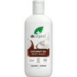 Dr Organic Body Wash Coconut Oil 250ml front