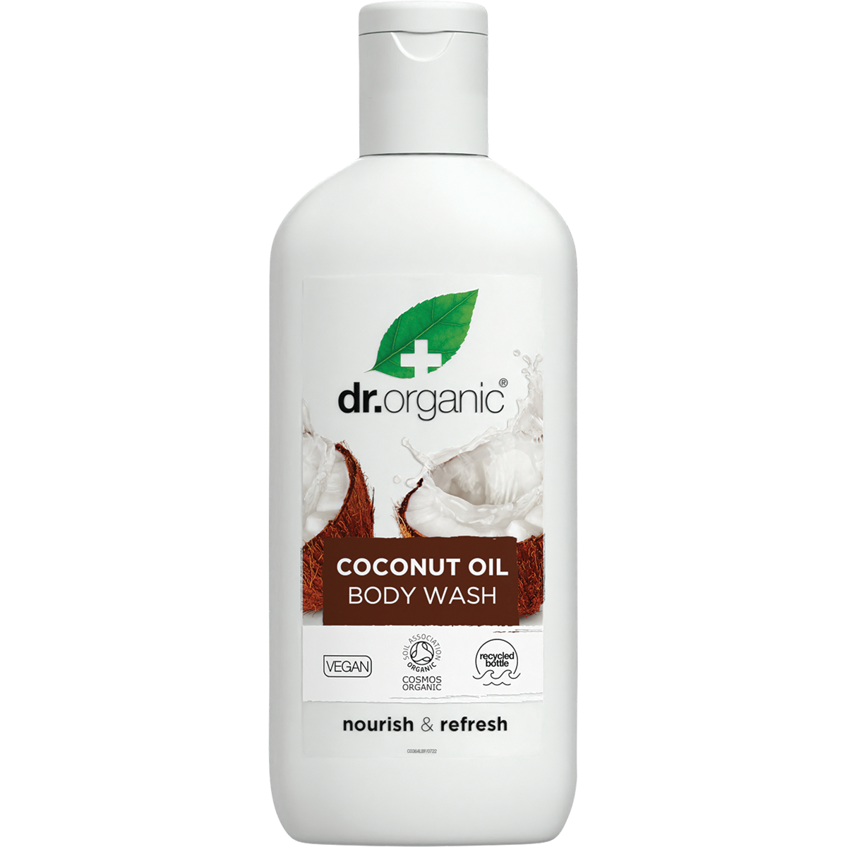Dr Organic Body Wash Coconut Oil 250ml front