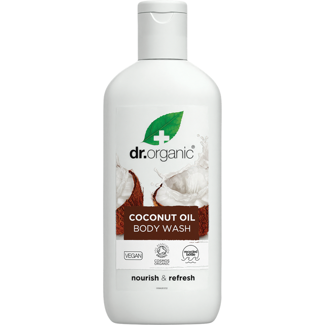 Dr Organic Body Wash Coconut Oil 250ml front