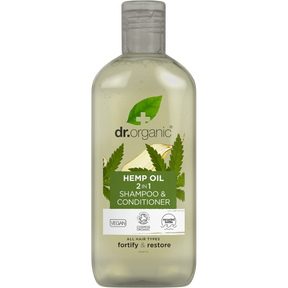 Dr Organic 2 in 1 Shampoo Conditioner Hemp Oil 265ml front