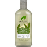Dr Organic Certified Organic 2 in 1 Shampoo Conditioner Hemp Oil 265ml front view