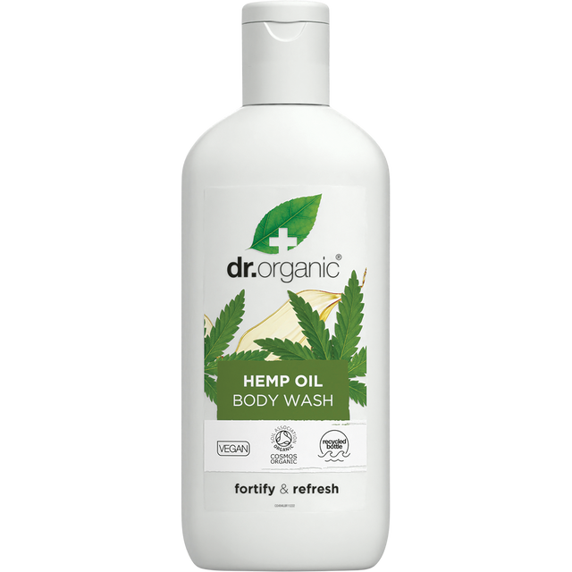 Dr Organic Body Wash Hemp Oil 250ml front