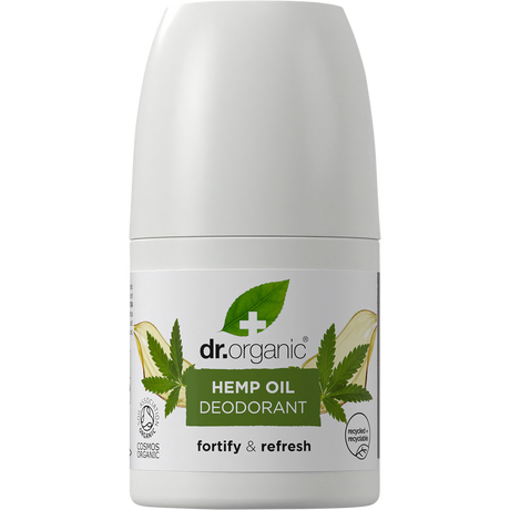 Dr Organic Roll-On Deodorant Hemp Oil 50ml front