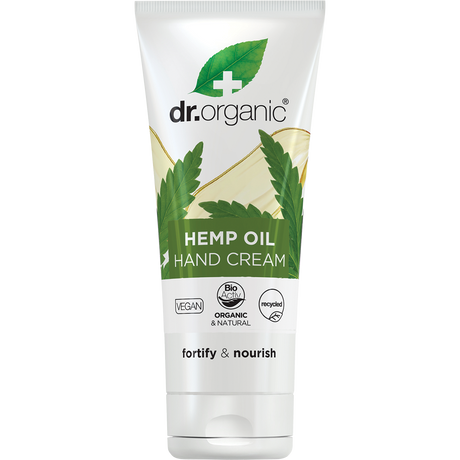 Dr Organic Hand Cream Hemp Oil 100ml front